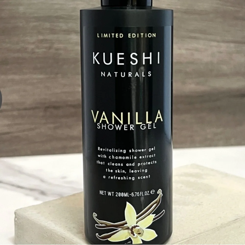 Kueshi Naturals Limited Edition Vanilla Shower Gel